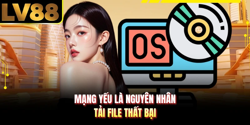 Mạng yếu là nguyên nhân tải file thất bại